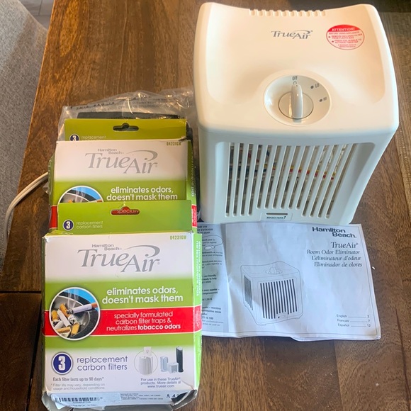 Hamilton beach true air carbon filter best sale for tobacco odors